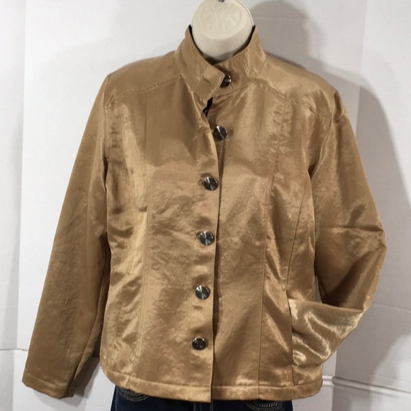 Chico's Jackets & Blazers - Chico’s liquid gold jacket